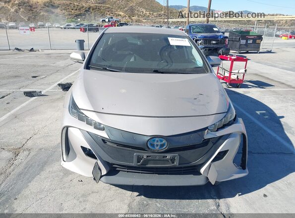 JTDKAMFP5M3164849 2021 TOYOTA PRIUS PRIME Silver უკანა სალონის ხედი