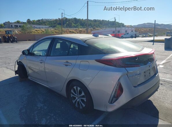 JTDKAMFP5M3164849 2021 TOYOTA PRIUS PRIME Silver უკანა მარცხენა