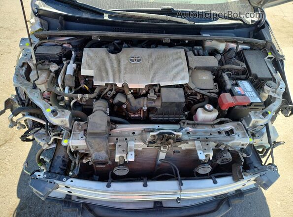 JTDKAMFP5M3174376 2021 TOYOTA PRIUS Silver 
