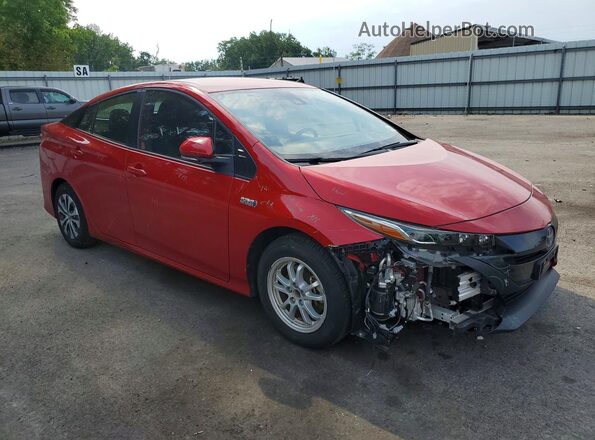 JTDKAMFP5N3219589 2022 TOYOTA PRIUS Red Առջևի աջ