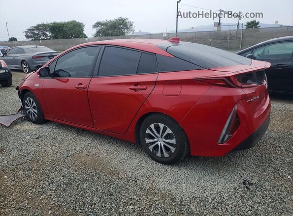 JTDKAMFP6M3175830 2021 TOYOTA PRIUS Red 