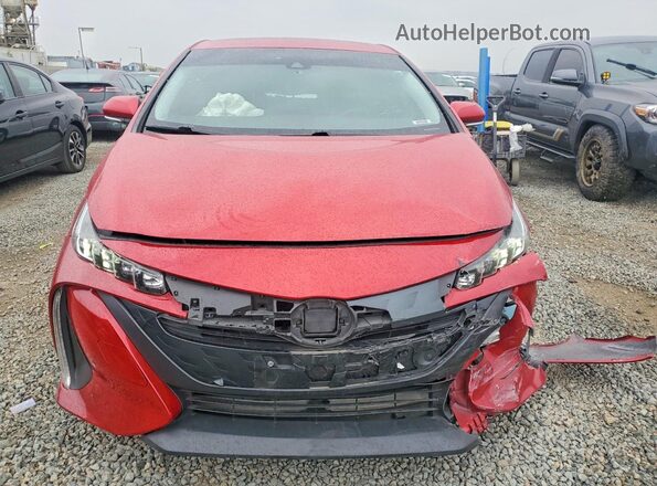 JTDKAMFP6M3175830 2021 TOYOTA PRIUS Red 