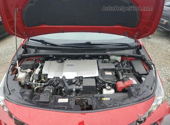 JTDKAMFP6M3175830 2021 TOYOTA PRIUS Red 