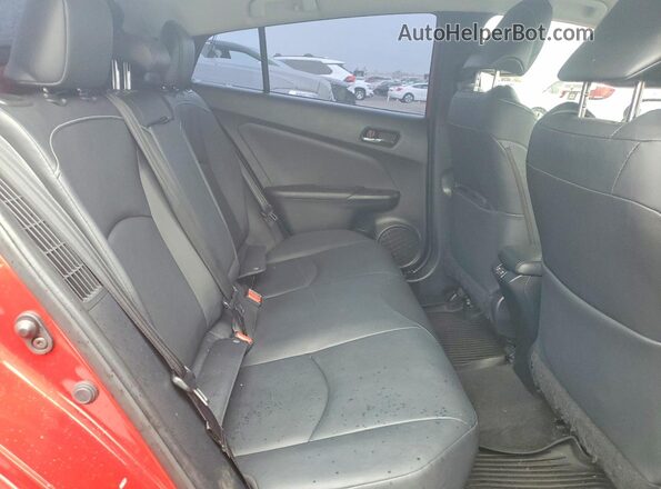 JTDKAMFP6M3175830 2021 TOYOTA PRIUS Red 