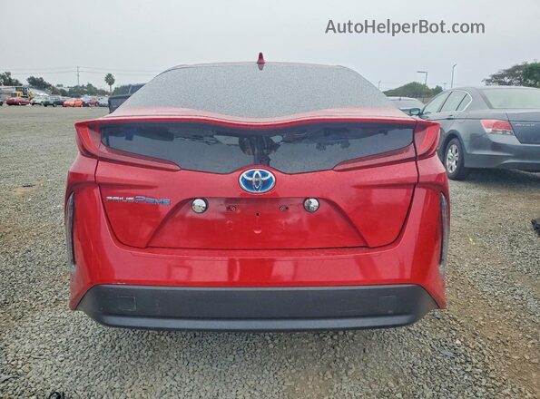 JTDKAMFP6M3175830 2021 TOYOTA PRIUS Red 