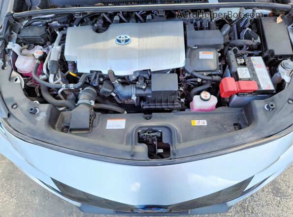JTDKAMFP6M3188688 2021 TOYOTA PRIUS Silver უკანა სალონის ხედი