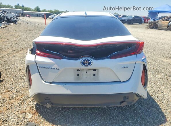 JTDKAMFP6N3226888 2022 TOYOTA PRIUS White უკანა ხედი