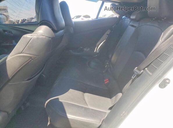 JTDKAMFP6N3226888 2022 TOYOTA PRIUS White უკანა სავარძლების ხედი
