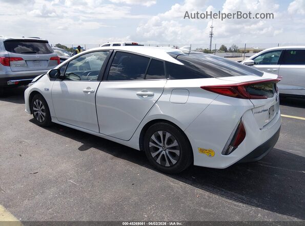 JTDKAMFP7M3183547 2021 TOYOTA PRIUS PRIME White Հետևի ձախ