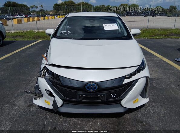 JTDKAMFP7M3183547 2021 TOYOTA PRIUS PRIME White Սարքավորումների վահանակի տեսք