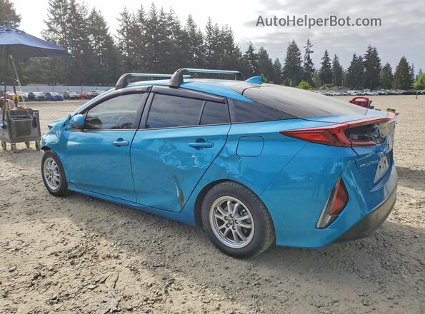 JTDKAMFP7M3183841 2021 TOYOTA PRIUS Turquoise 