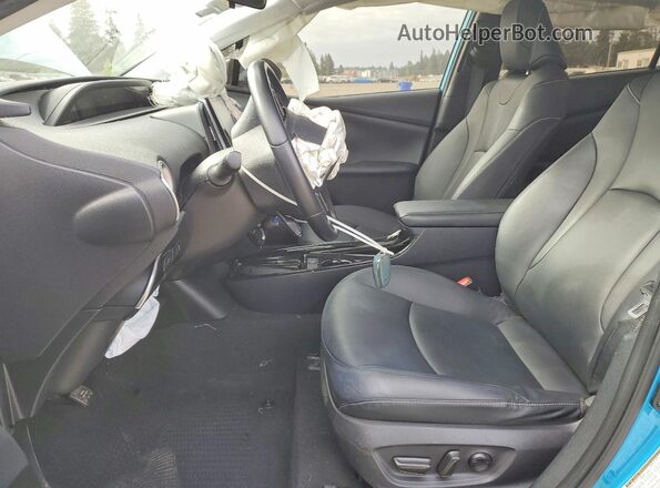 JTDKAMFP7M3183841 2021 TOYOTA PRIUS Turquoise 