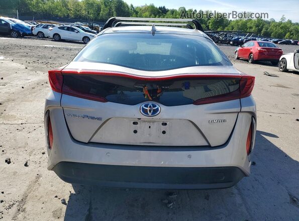 JTDKAMFP7N3217231 2022 TOYOTA PRIUS Серебряный Вид сзади