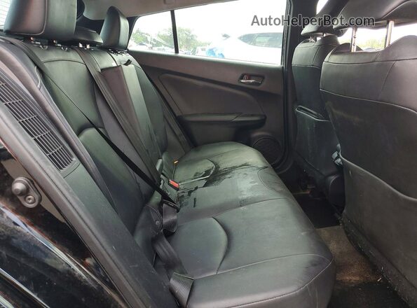 JTDKAMFP8M3174808 2021 TOYOTA PRIUS Black Widok tylnych siedzeń