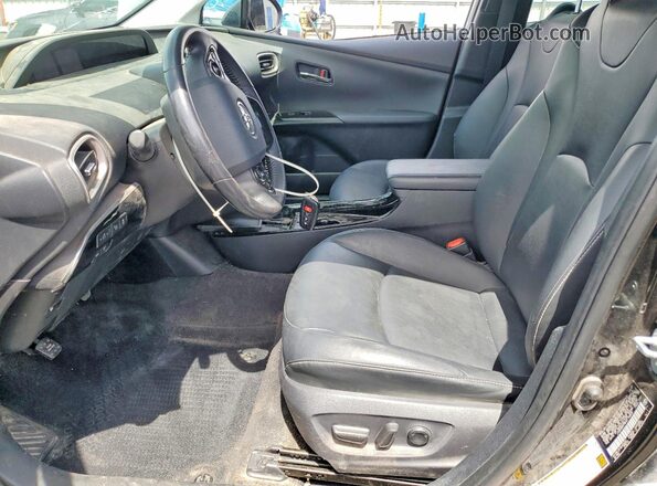 JTDKAMFP8M3174808 2021 TOYOTA PRIUS Black Widok wnętrza z przodu
