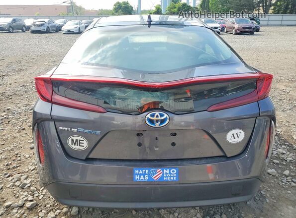 JTDKAMFP8M3178860 2021 TOYOTA PRIUS Угольный Вид сзади