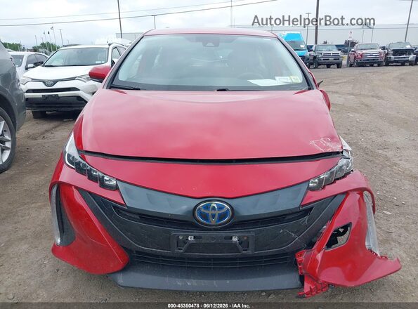 JTDKAMFP8M3186912 2021 TOYOTA PRIUS PRIME Red Vista interior trasera