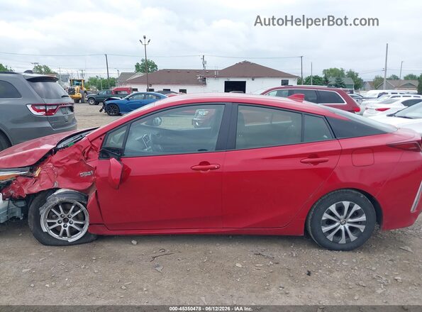 JTDKAMFP8M3186912 2021 TOYOTA PRIUS PRIME Red 