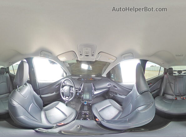 JTDKAMFP8N3203435 2022 TOYOTA PRIUS Silver VIN კოდის სტიკერის ხედი