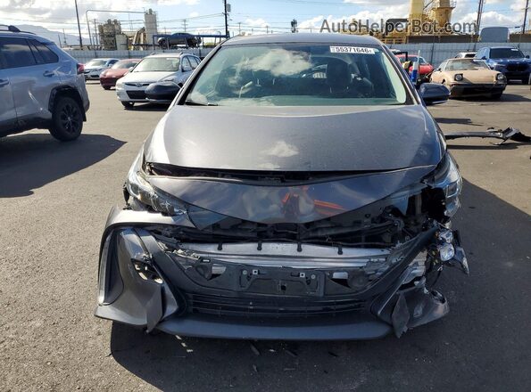 JTDKAMFP8N3215794 2022 TOYOTA PRIUS Gray Դիմացի տեսք