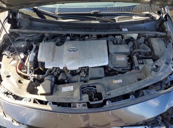 JTDKAMFP8N3215794 2022 TOYOTA PRIUS Gray Սալոնի հետևի տեսք