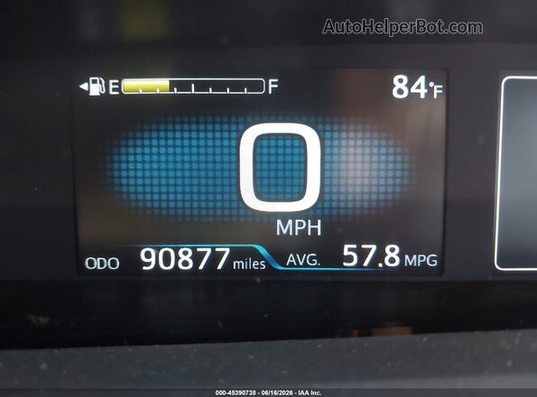 JTDKAMFP9M3176566 2021 TOYOTA PRIUS PRIME Gray Widok tylnych siedzeń