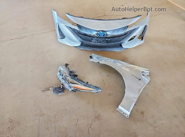JTDKAMFP9M3185252 2021 TOYOTA PRIUS Серебряный 