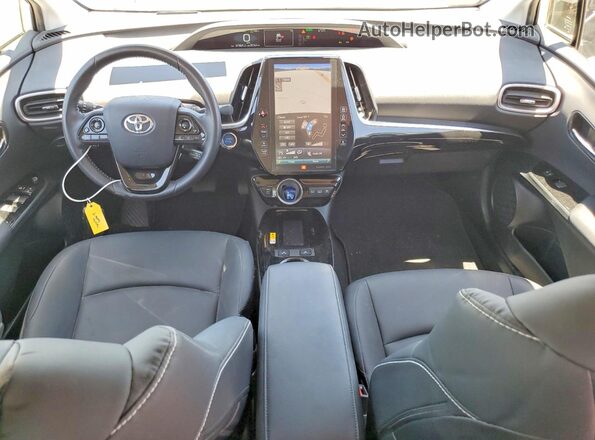 JTDKAMFPXM3191240 2021 TOYOTA PRIUS White წინა პანელის ხედი