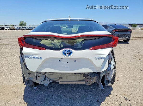 JTDKAMFPXM3191240 2021 TOYOTA PRIUS White უკანა ხედი