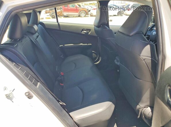 JTDKAMFPXM3191240 2021 TOYOTA PRIUS White უკანა სავარძლების ხედი