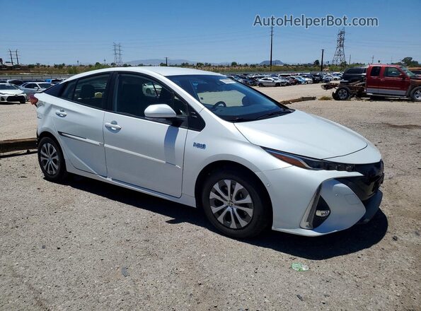 JTDKAMFPXM3191240 2021 TOYOTA PRIUS White წინა მარჯვენა