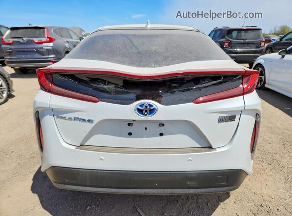 JTDKAMFPXM3192775 2021 TOYOTA PRIUS White უკანა ხედი