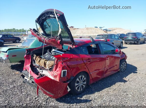 JTDKAMFPXN3222682 2022 TOYOTA PRIUS PRIME Red Դիմացի տեսք