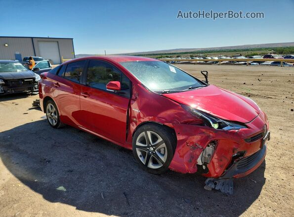 JTDKAMFU0M3139718 2021 TOYOTA PRIUS Red Delantero derecho