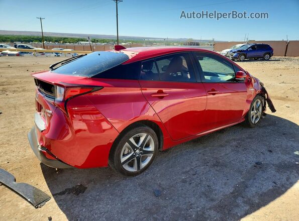 JTDKAMFU0M3139718 2021 TOYOTA PRIUS Red Trasero derecho