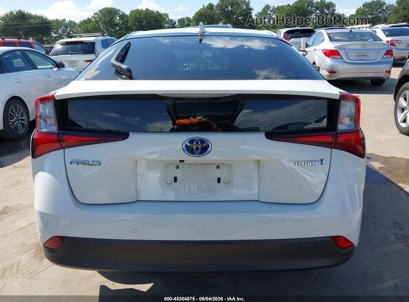 JTDKAMFU0N3180142 2022 TOYOTA PRIUS White 