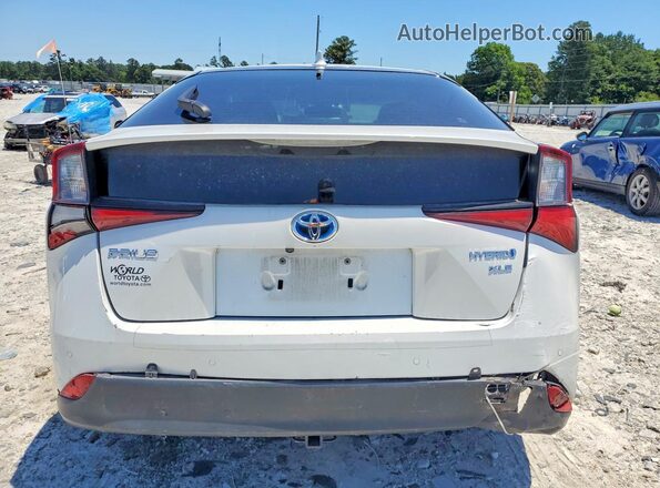 JTDKAMFU1M3128064 2021 TOYOTA PRIUS White უკანა ხედი