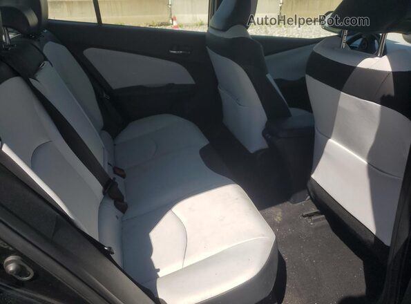 JTDKAMFU1N3177749 2022 TOYOTA PRIUS Black Вид задніх сидінь