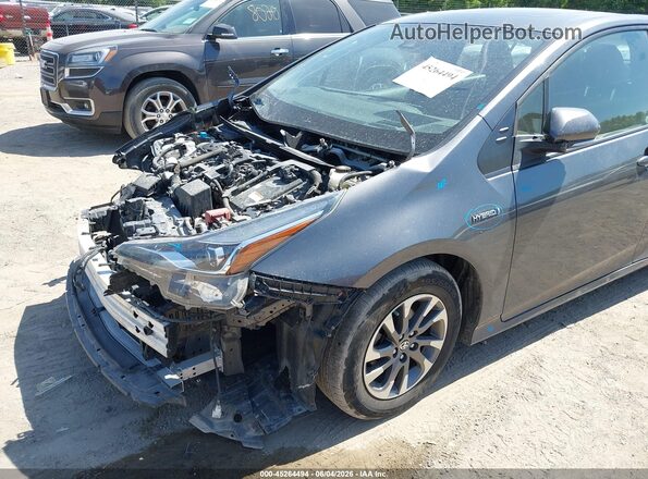 JTDKAMFU2M3130468 2021 TOYOTA PRIUS Gray 