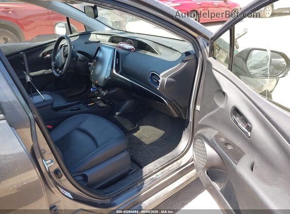 JTDKAMFU2M3130468 2021 TOYOTA PRIUS Gray 
