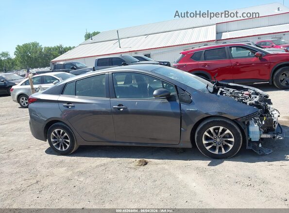 JTDKAMFU2M3130468 2021 TOYOTA PRIUS Gray 
