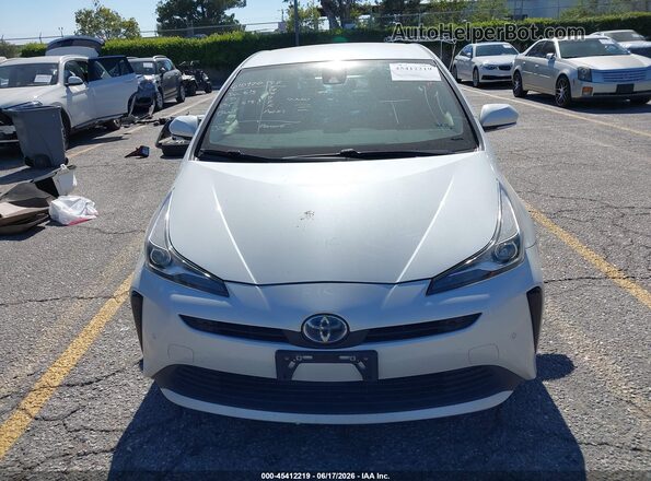 JTDKAMFU2M3134732 2021 TOYOTA PRIUS White Սալոնի հետևի տեսք