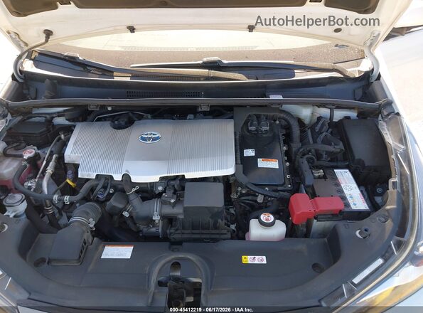 JTDKAMFU2M3134732 2021 TOYOTA PRIUS White Հետևի տեսք
