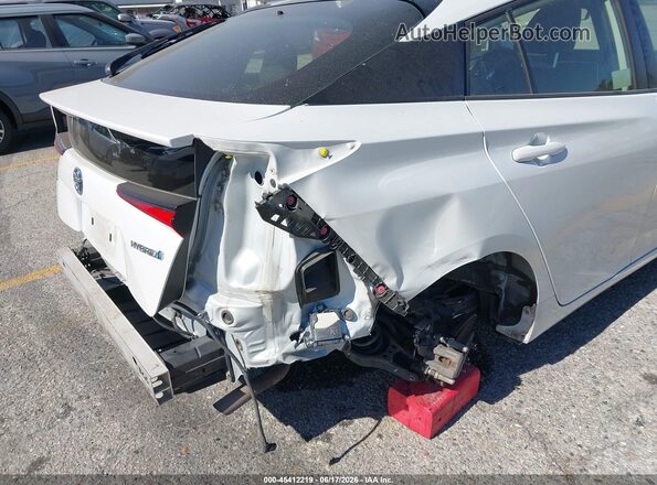 JTDKAMFU2M3134732 2021 TOYOTA PRIUS White Դիմացի տեսք