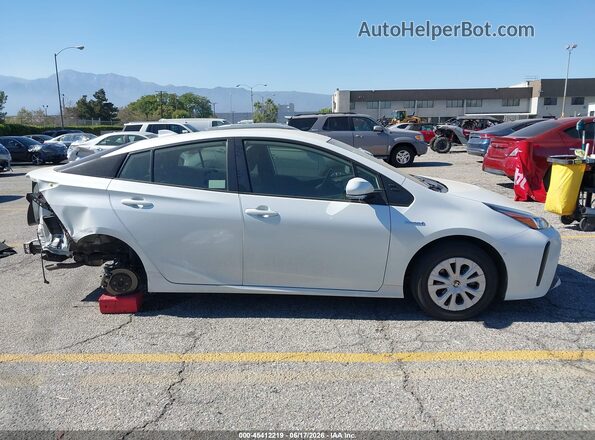 JTDKAMFU2M3134732 2021 TOYOTA PRIUS White Սալոնի 360 աստիճան տեսք