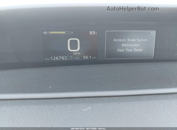 JTDKAMFU2M3134732 2021 TOYOTA PRIUS White 