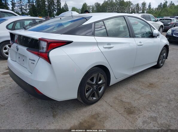 JTDKAMFU2M3139896 2021 TOYOTA PRIUS White Задня права чверть