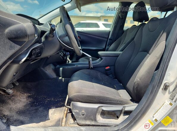 JTDKAMFU2M3145794 2021 TOYOTA PRIUS Silver Vista interior delantera