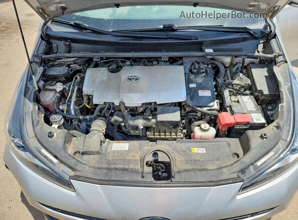 JTDKAMFU2M3145794 2021 TOYOTA PRIUS Silver Vista interior trasera