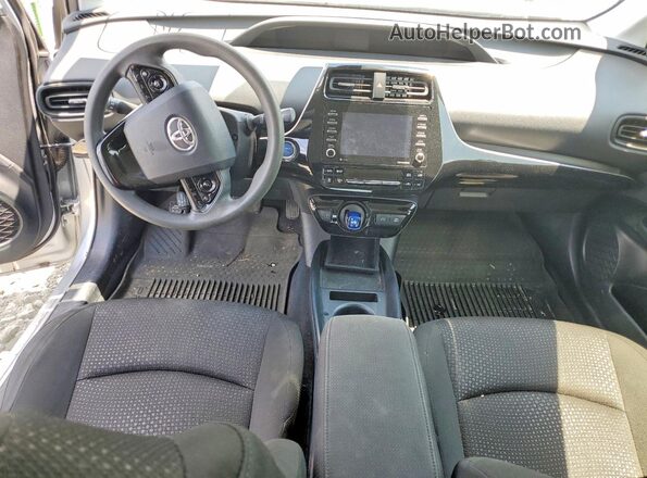 JTDKAMFU2M3151644 2021 TOYOTA PRIUS Silver Вид панелі приладів